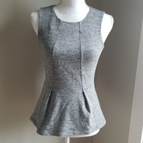 Madewell peplum sleeveless top - Picture 3 of 6